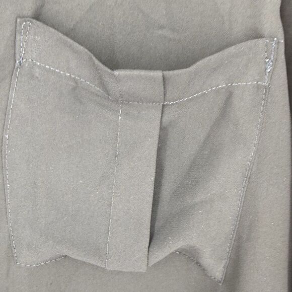 Maeve Eva Drape Front Blouse Blue Women’s Size 12 - Picture 3 of 5